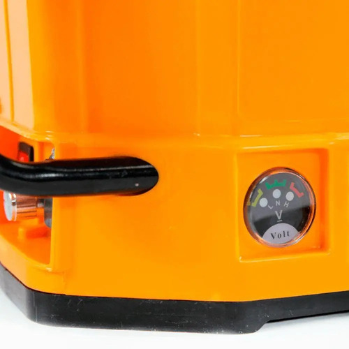 Pulverizador Elétrico Costal Brudden SS20B 20L Cor Amarelo Com Bateria Recarregável 12V