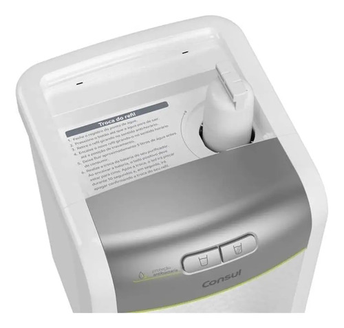 Purificador De Água Consul refrigerado Natural E Gelada com proteção antibactérias Bivolt Consul Branco - CPB34ASVNA