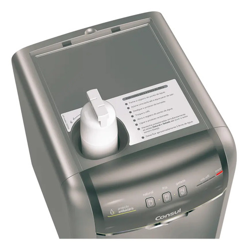 Purificador De Água Cpb36af Alta Capacidade De Refrigeração Titanium Consul