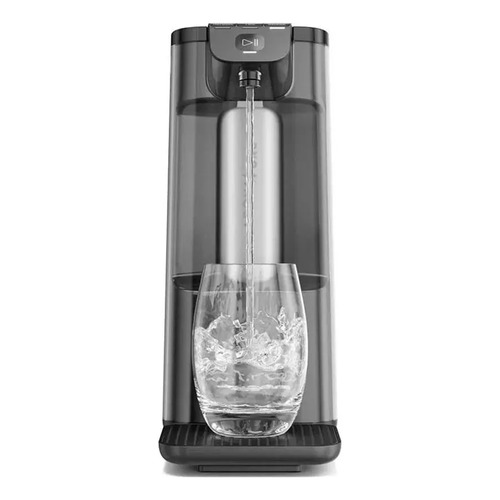 Purificador de Água Gelada Fria e Natural Eletrônico Placa Compacto Electrolux PE12G com Filtro Carvão 6 meses ou 3000L Painel Touch Cinza