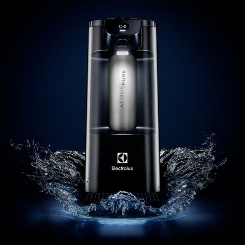 Purificador de Água Gelada Fria e Natural Eletrônico Placa Compacto Electrolux PE12G com Filtro Carvão 6 meses ou 3000L Painel Touch Cinza