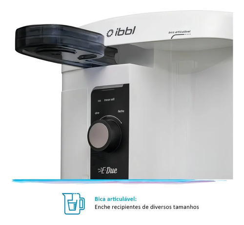 Purificador De Água Gelada Ibbl E-due Full Range Branco