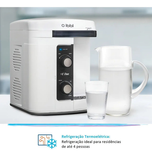 Purificador De Água Gelada Ibbl E-due Full Range Branco