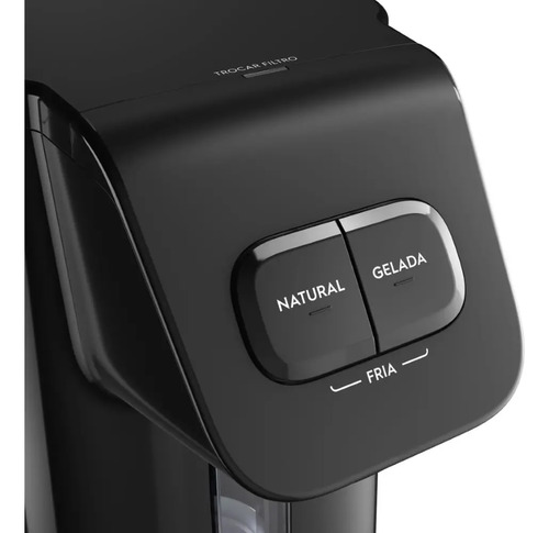 Purificador Electrolux Água Fria Natural Gelada Preto Pe15p
