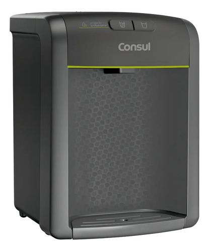 Purificador refrigerado consul 58w cpb34af cor cinza bvolt