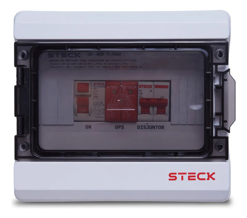 Quadro p carregador carro eletrico 75kw 220v steck sk mobi
