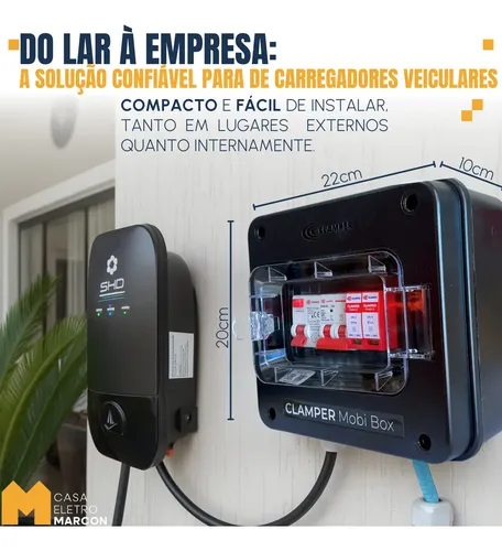 Quadro Proteção Clamper Wallbox 8kw Mobi Carregador Veicular