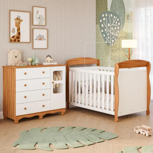 Quarto de bebe completo berco americano marquesa comoda uli