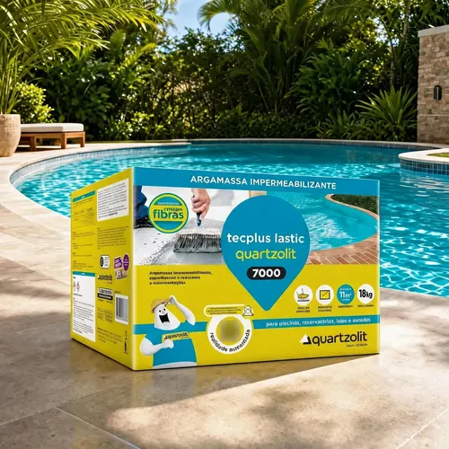 Quartzolit tecplus 7000 impermeabilizante piscinas banheiros