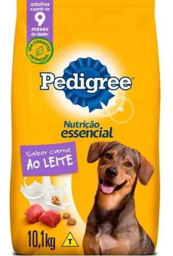 Racao pedigree adulto nutricao essencial ao leite 10kg