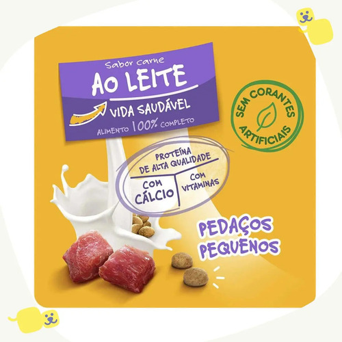 Ração Pedigree Adulto Nutrição Essencial Ao Leite 10kg