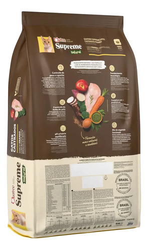 Ração Quatree Supreme Gatos Castrados Frango 10.1kg