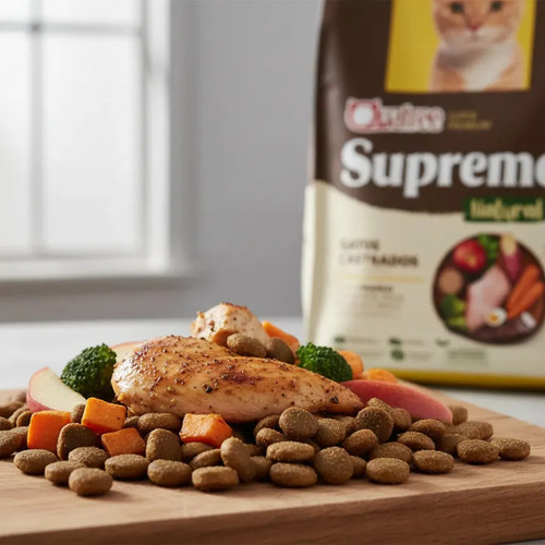 Ração Quatree Supreme Gatos Castrados Frango 10.1kg