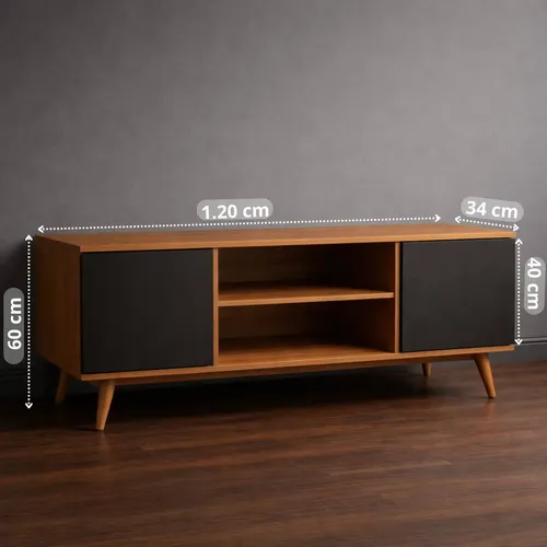 Rack Estante Industrial Mdp 120x60 Com Espaço Pra Decoração