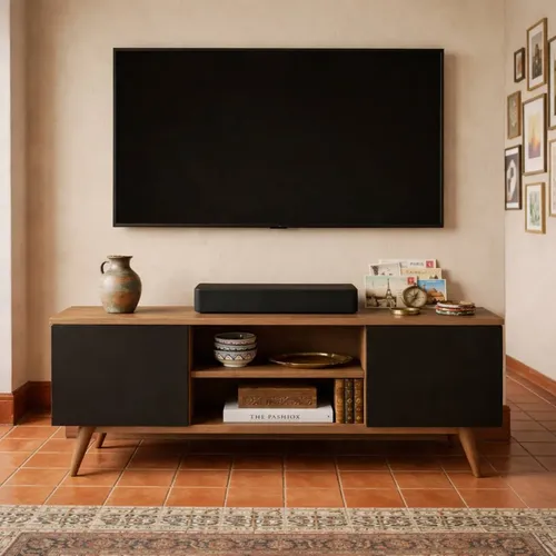 Rack Estante Industrial Mdp 120x60 Com Espaço Pra Decoração