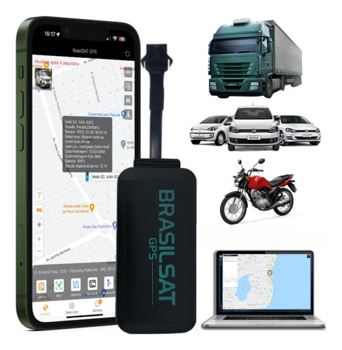 Rastreador gps veicular 4g com app em tempo real ideal para