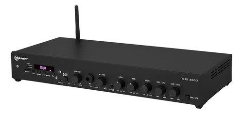 Receiver Amplificador Taramps THS 6000 de 400W RMS para 4 Canais, com Bluetooth e USB