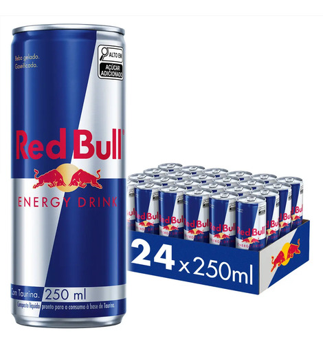 Red bull energetico energy drink 250ml 24 latas