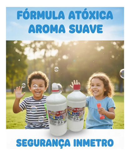 Refil Bolha De Sabão Kit Com 2 - Diversão Garantida