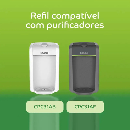 Refil Filtro Consul Cix06ax Purificadores Cpc31ab E Cpb34as