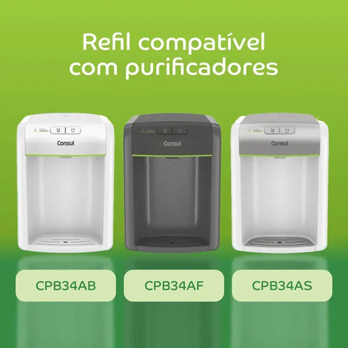 Refil Filtro Consul Cix06ax Purificadores Cpc31ab E Cpb34as
