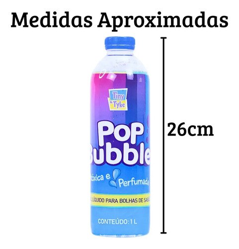 Refil Para Bolha De Sabão Bubble Dbl715 Tiny & Tyke 1 Litro