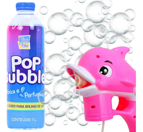 Refil Para Bolha De Sabão Bubble Dbl715 Tiny & Tyke 1 Litro