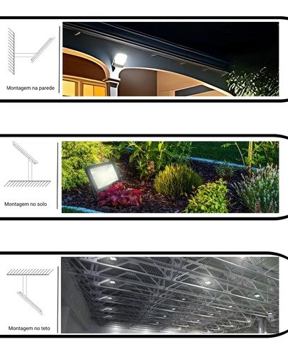 Refletor Led 100w Smd Prova D´água Ip66 Holofote 6500k