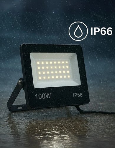 Refletor Led 100w Smd Prova D´água Ip66 Holofote 6500k