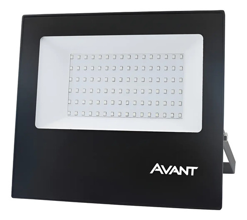 Refletor slim led 100w ip66 branco frio 6500k avant carcaca