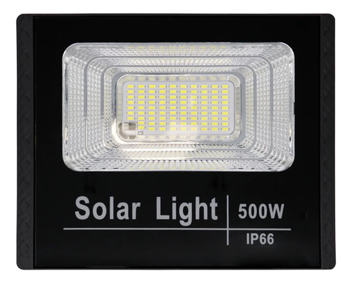 Refletor Solar Led Holofote 400w Placa Bateria Prova Dágua