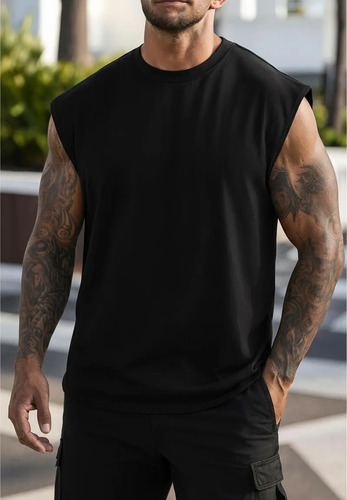 Regata oversized masculino tamanho grande basica lisa