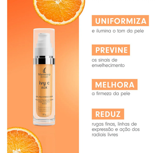 Rejuvenescedor Facial Ivy C Aox 30g