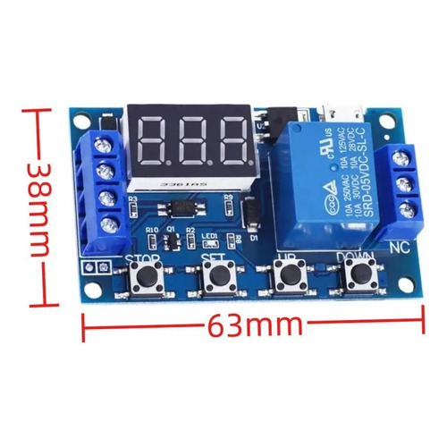 Relé Temporizador Digital Ajustável Timer P/ Chocadeira Nfe