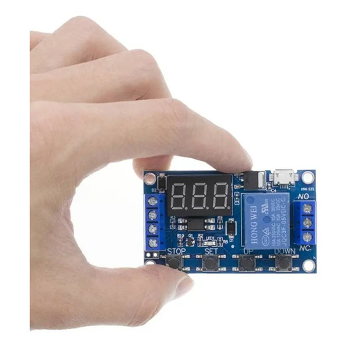 Relé Temporizador Digital Ajustável Timer P/ Chocadeira Nfe