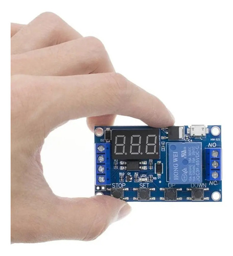 Relé Temporizador Digital Ajustável Timer P/ Chocadeira Nfe
