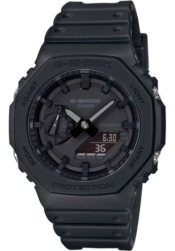 Relogio casio g shock masculino carbon ga 2100 1a1dr preto