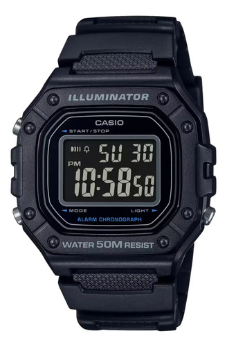 Relogio casio masculinoo standar w 218h 1bvdf