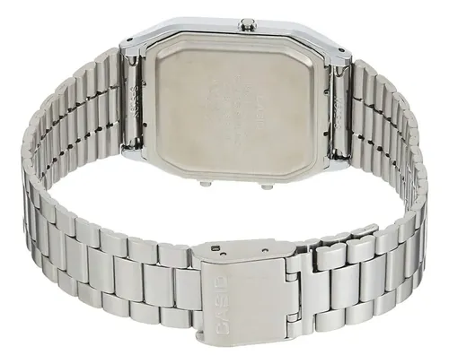 Relógio Casio Unissex Vintage Prata Aq-230a-1dmq