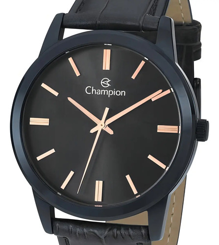 Relogio champion masculino analogico social cn20702n cor pre