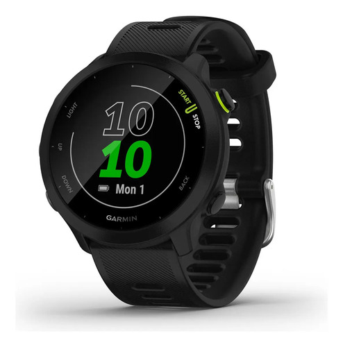 Relogio garmin forerunner 55 monitor cardiaco e gps 42mm bla