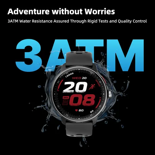 Relógio Inteligente Fb050 Amoled 3atm Sport Gps Tatuagem