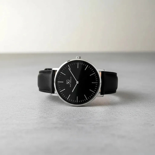 Relógio Masculino Saint Germain Murray Caixa Prateada de 40mm
