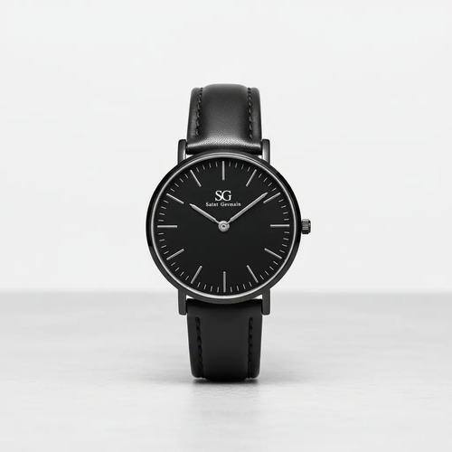 Relogio masculino saint germain murray full black de couro s
