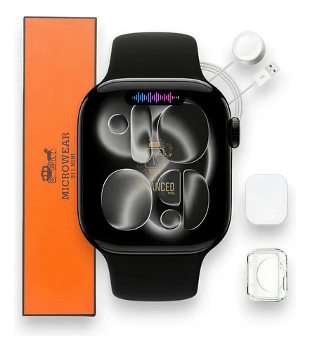 Relogio microwear smartwatch s11 mini series 11 42mm whatsap