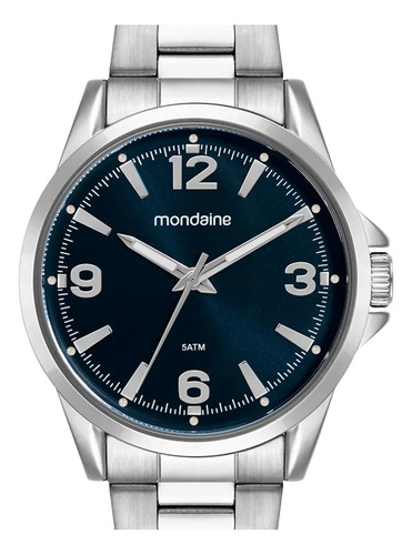 Relogio mondaine masculino analogico azul