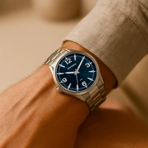 Relógio Mondaine Masculino Analógico Azul