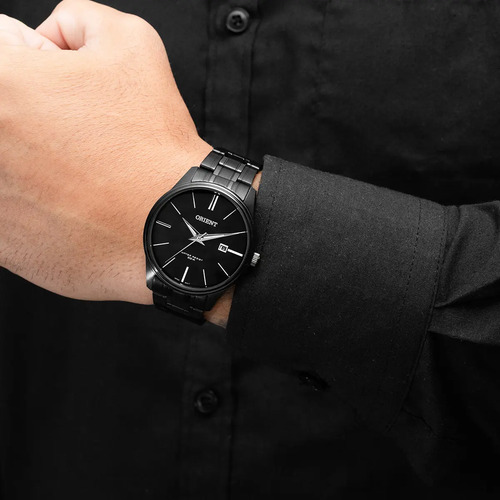 Relógio Orient Masculino MPSS1064P1PX Full Black Aço Inoxidável 50m