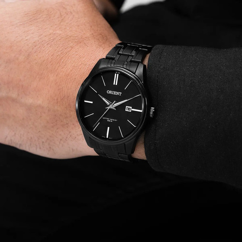Relógio Orient Masculino MPSS1064P1PX Full Black Aço Inoxidável 50m