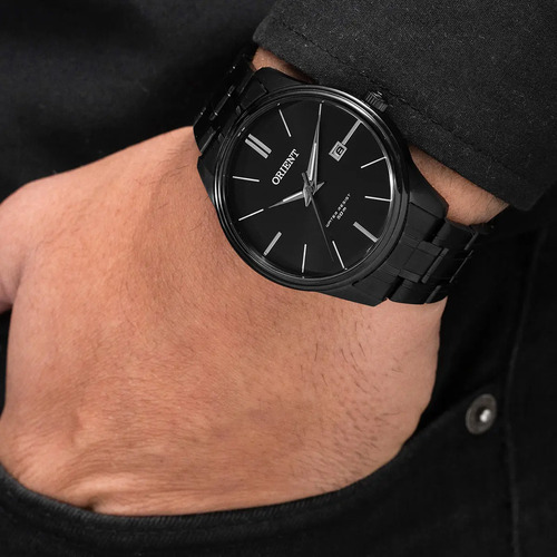 Relógio Orient Masculino MPSS1064P1PX Full Black Aço Inoxidável 50m